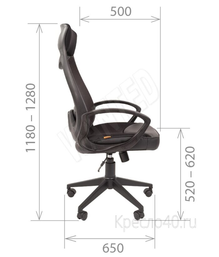 Кресло руководителя Chairman CH 840 Black