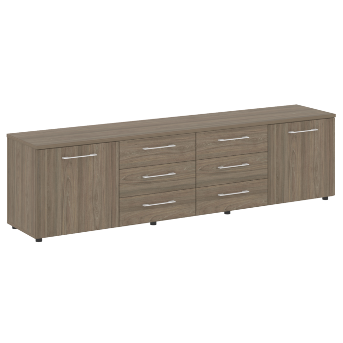 Тумба стационарная, наборная – 4 секции LT.TS-4.3 (2188х450х580)