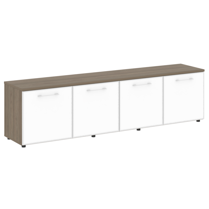 Тумба стационарная, наборная – 4 секции LT.TS-4.6 white (2188х450х580)