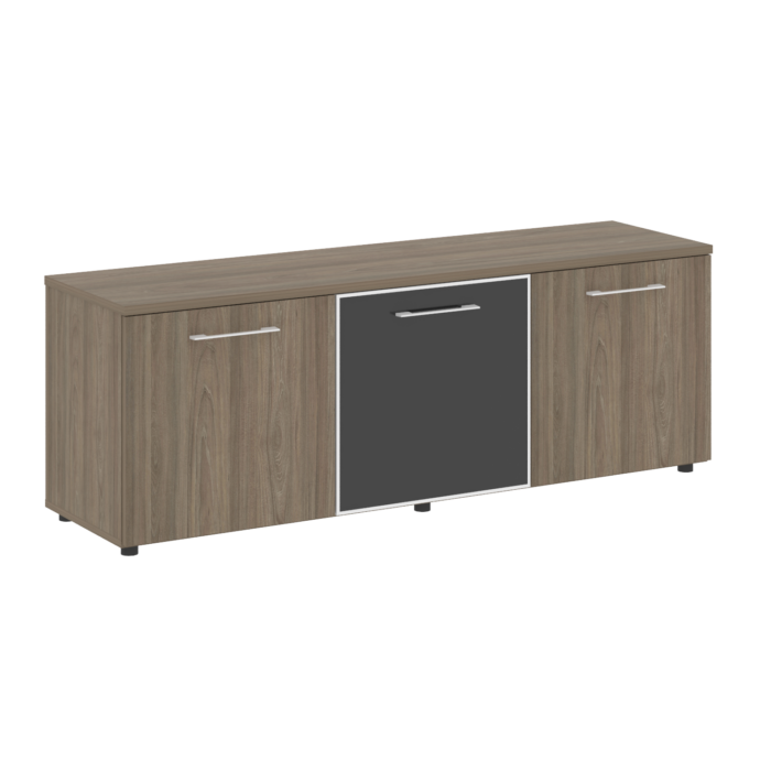 Тумба стационарная, наборная – 3 секции LT.TS-3.4 black (1642х450х580)