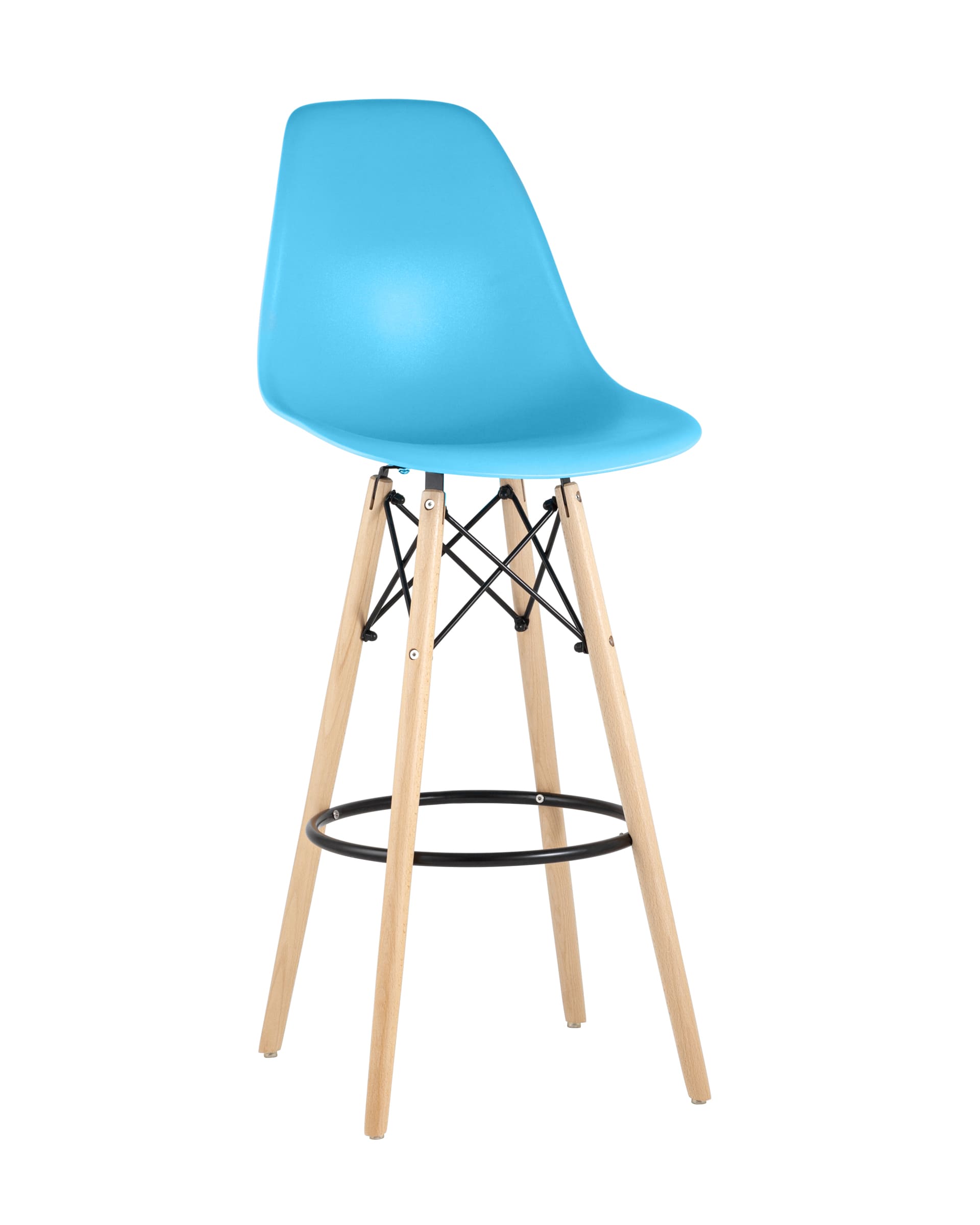 Стул Eames DSW барный бирюзовый