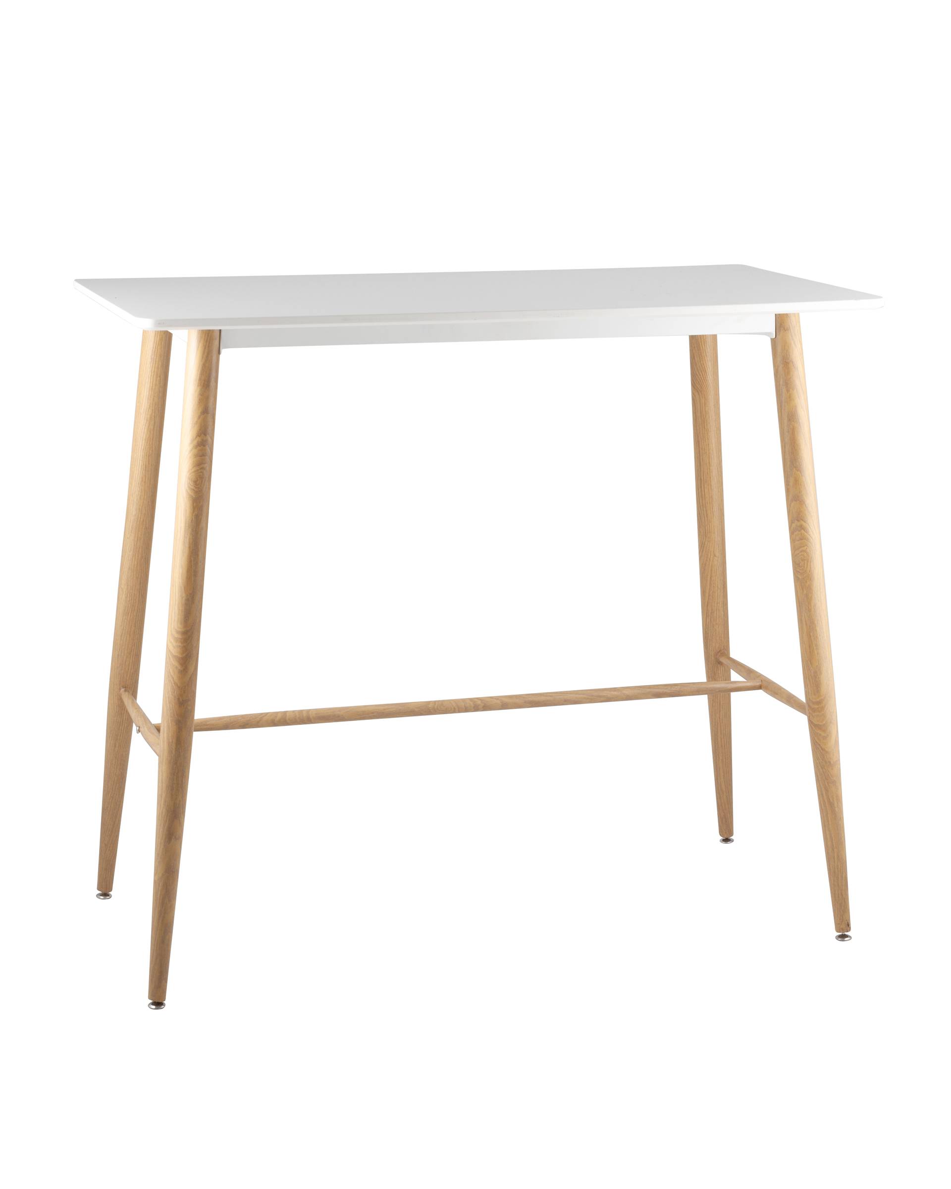 Стол барный Eames DSW белый