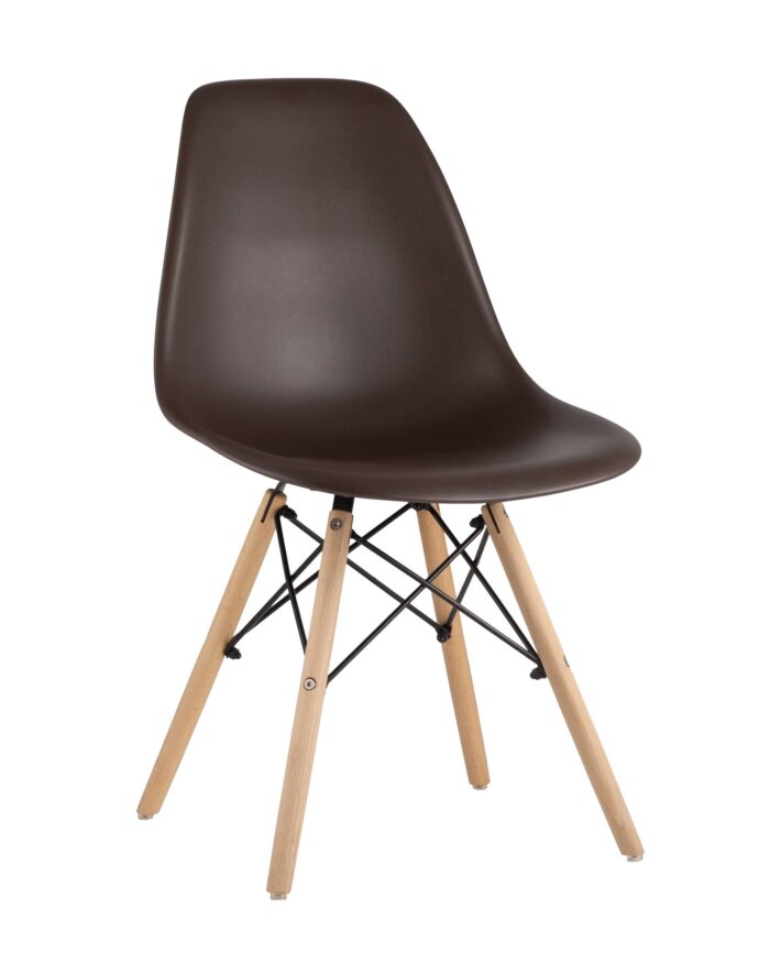 Стул Eames DSW коричневый x4