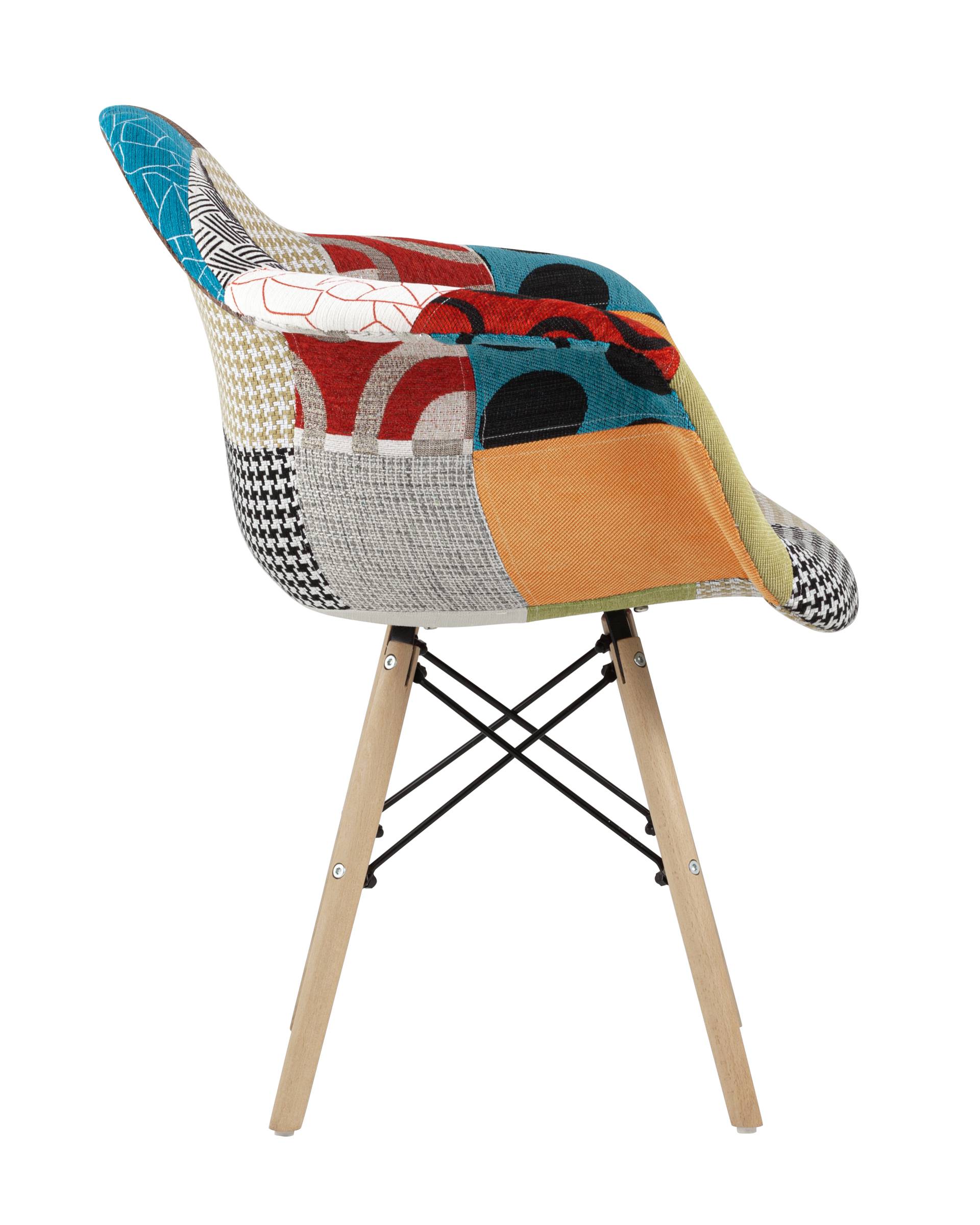 Кресло Eames DSW пэчворк
