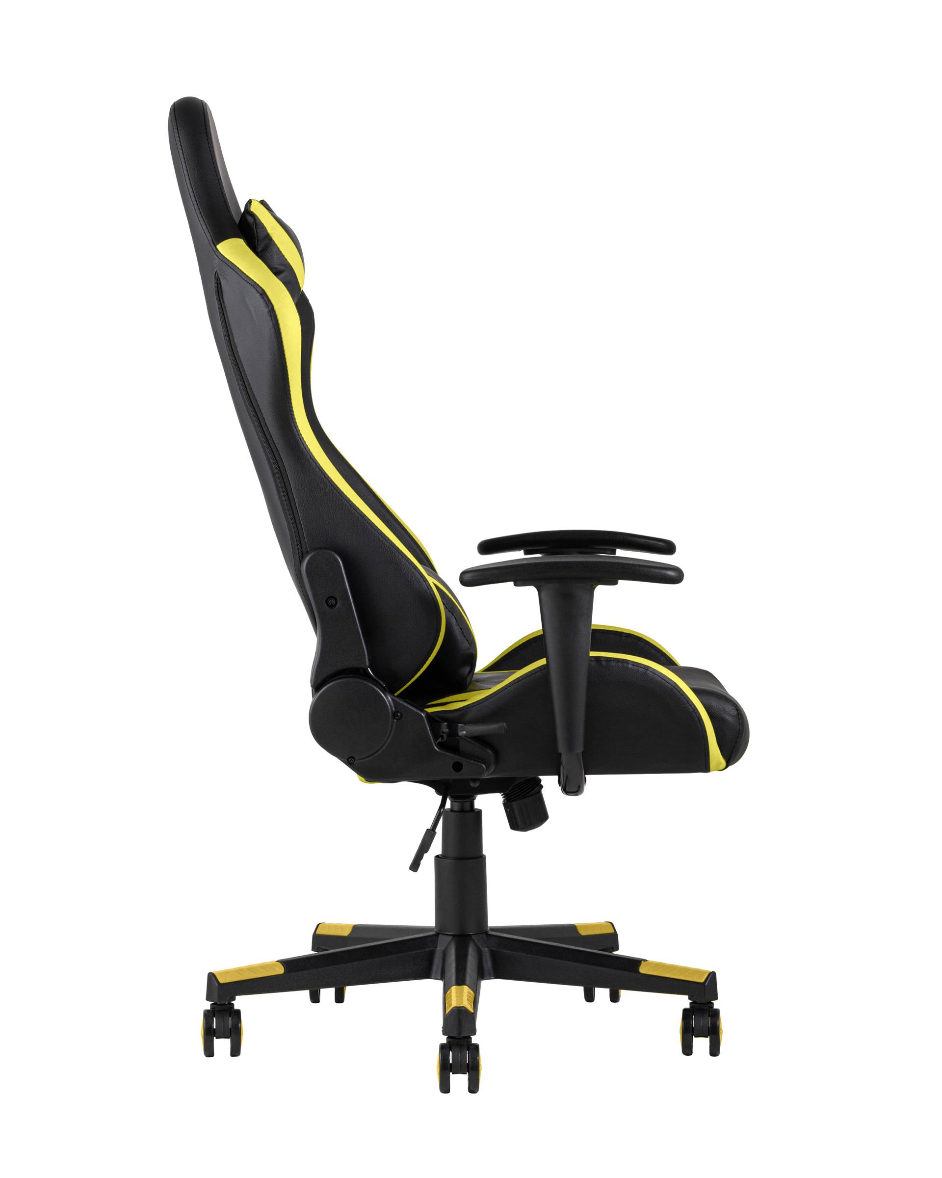 Кресло игровое TopChairs Gallardo желтое