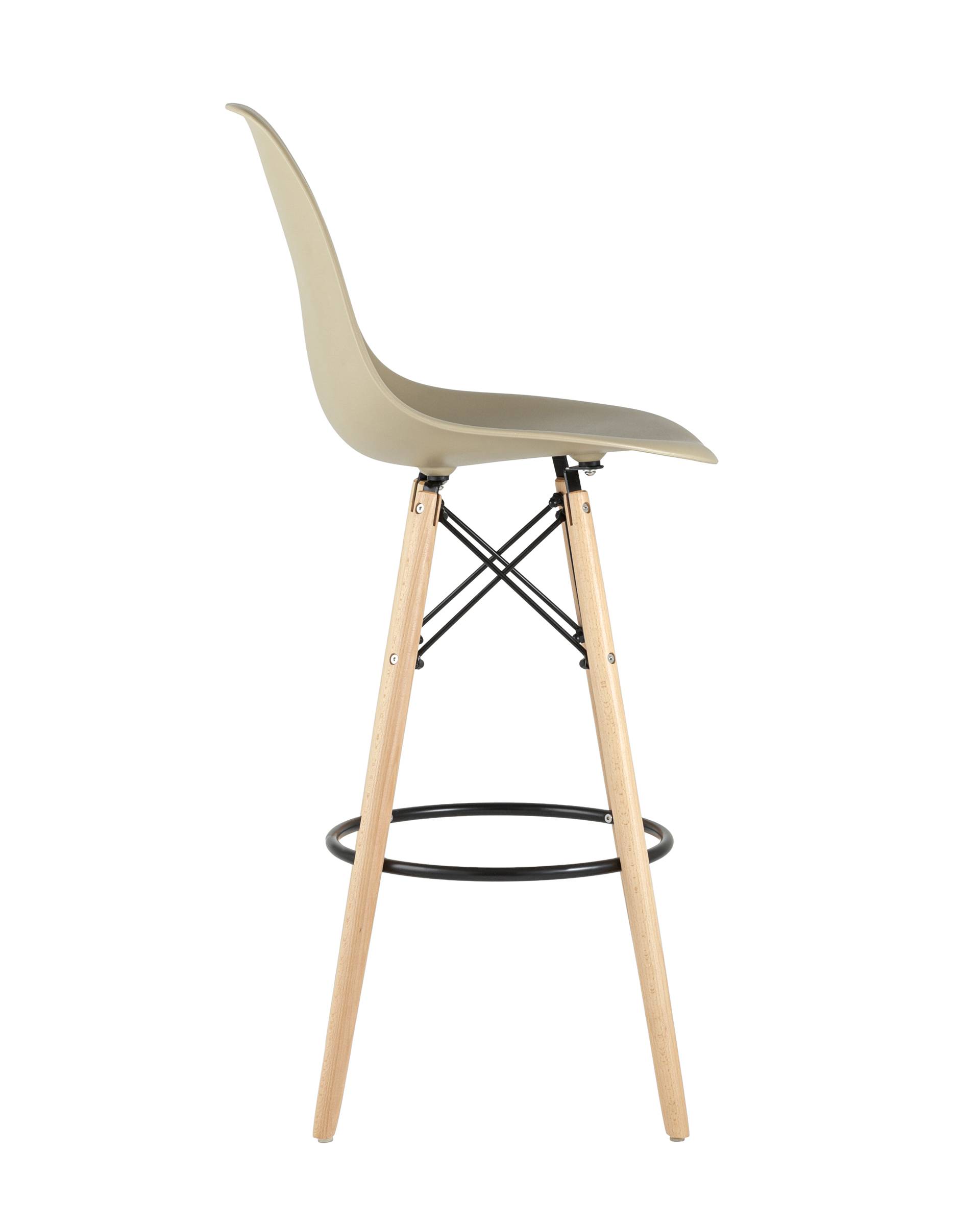 Стул Eames DSW барный бежевый