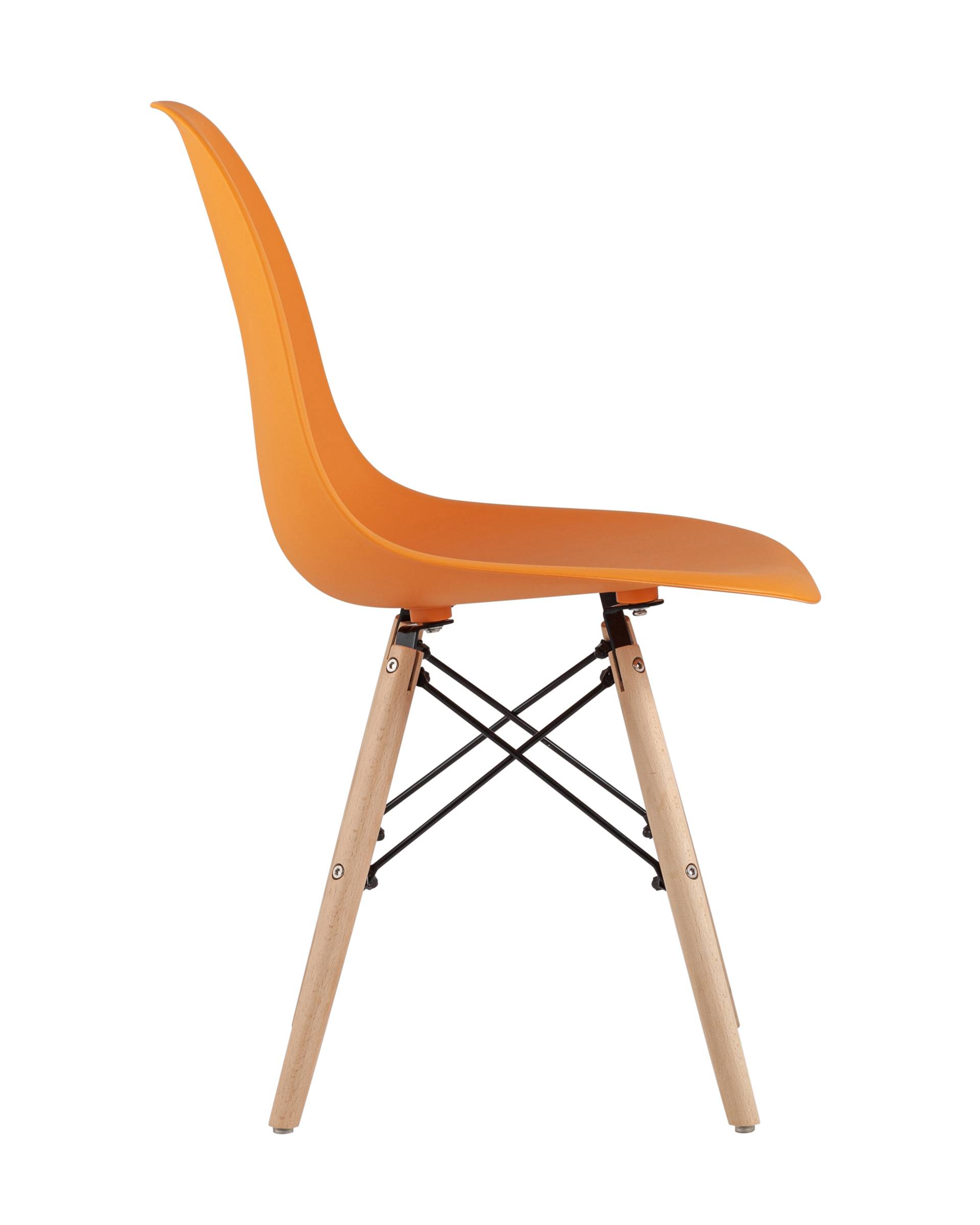 Стул Eames Style DSW оранжевый x4