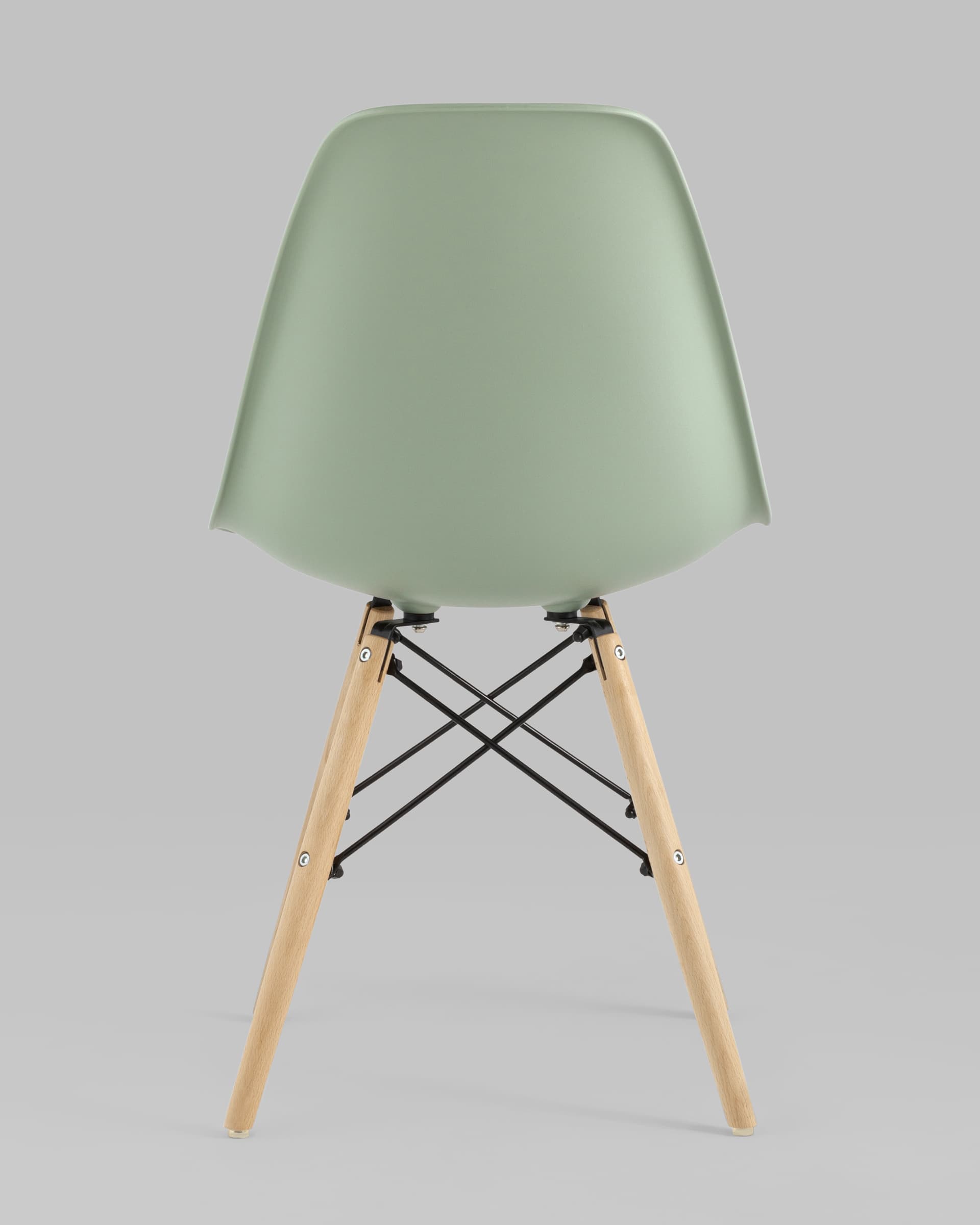 Стул Eames DSW серо-зеленый