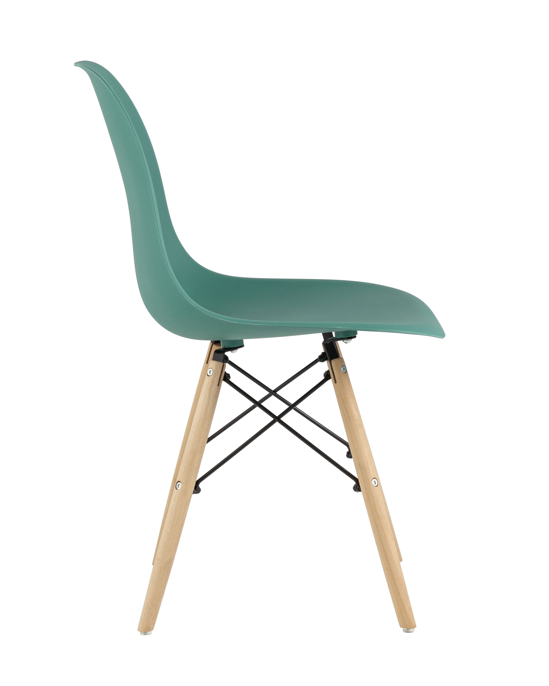 Стул Eames Style DSW серо-зеленый x4